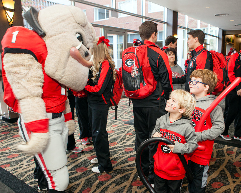 Game day at the Georgia Center