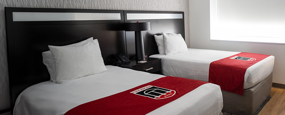 Classic Room | Two Custom Sized Beds at the UGA Hotel in Athens, GA